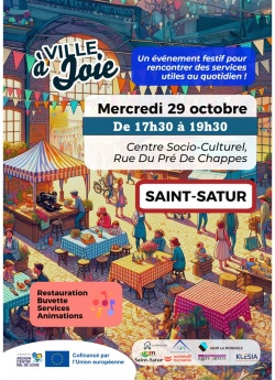 Rendez-vous à St Satur le 29 Octobre