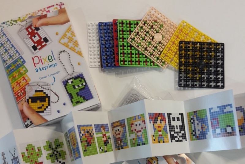 Porte-clés Game Pixel En PVC - Design Personnage Jeu Vidéo/anime | Décoration Sac à Dos, Clés, Idée Cadeau Fan