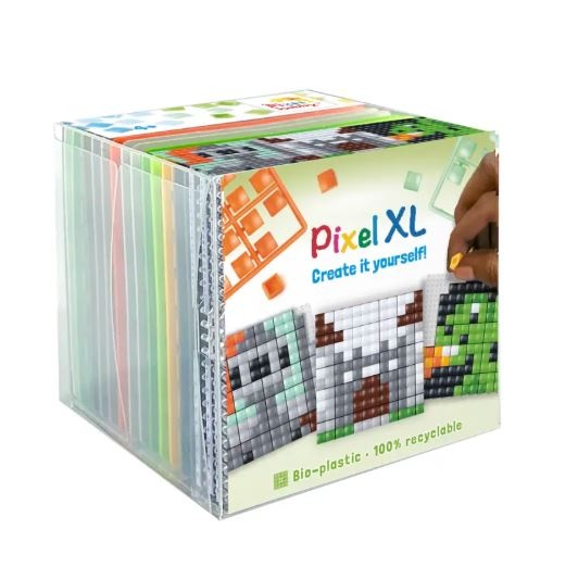 Kit pixel XL 3MP Moyen âge : chevalier, château, dragon