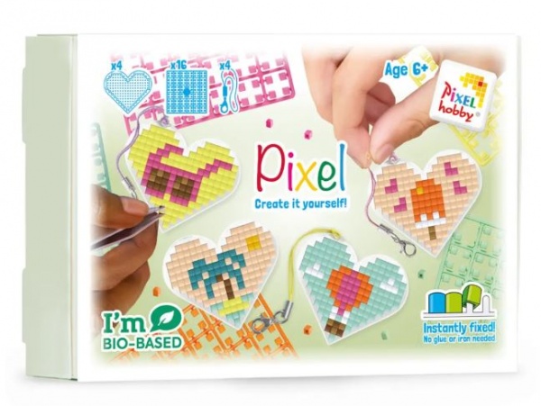 Kit 4 porte-Clés Coeur : été