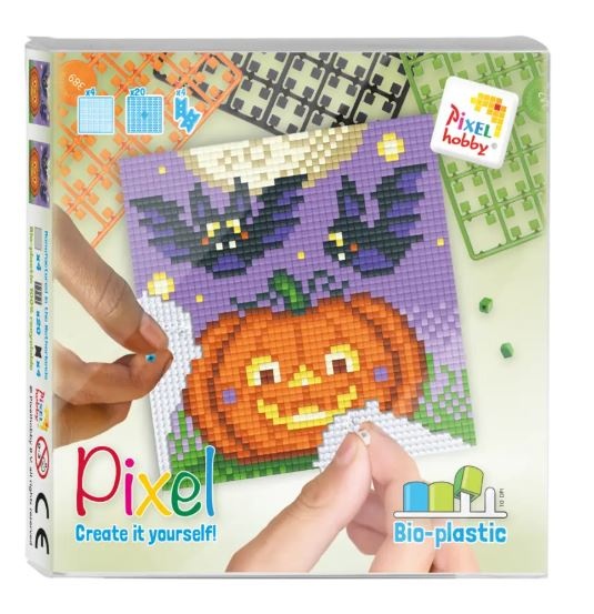 Kit pixel Citrouille 4 mini-plaques