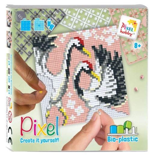 Kit pixel Grue Japonaise 4 mini-plaques