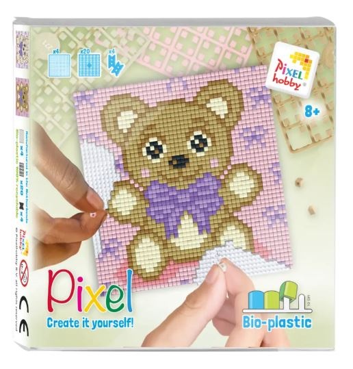 Kit pixel Ourson 4 mini-plaques