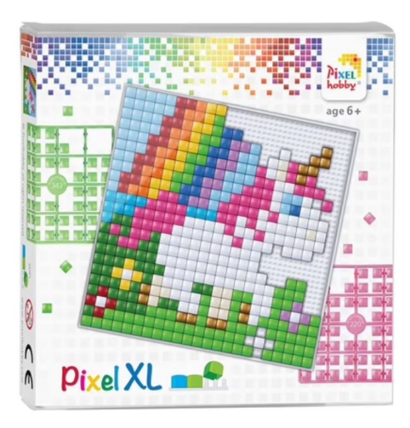 Kit pixel XL Licorne plaque souple