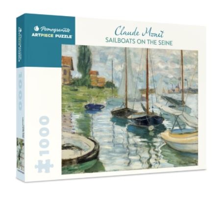 Voiliers sur la Seine à Petit-Gennevilliers de Claude Monet  puzzle 1000 pièces