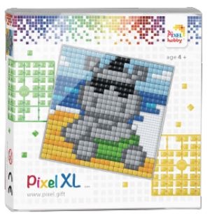 Kit pixel XL Hippopotame plaque souple