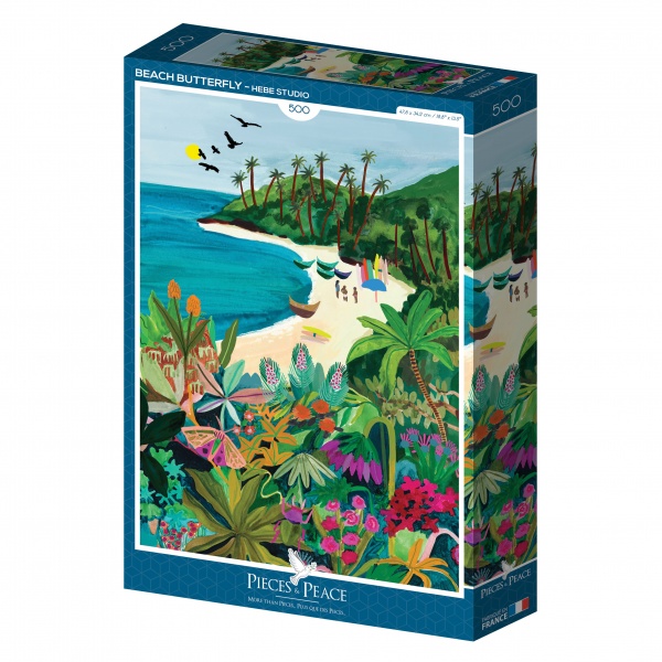 Beach buttefly - Pieces & Peace - 500 pièces
