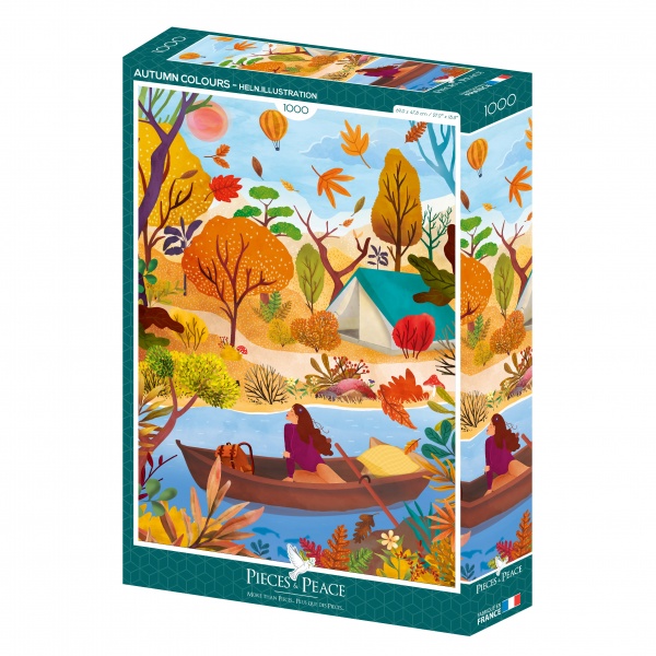 Autumn colors - Heln.illustration- Pieces & Peace  1000 pièces