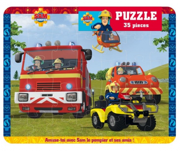 Puzzle 35 pièces Sam le Pompier