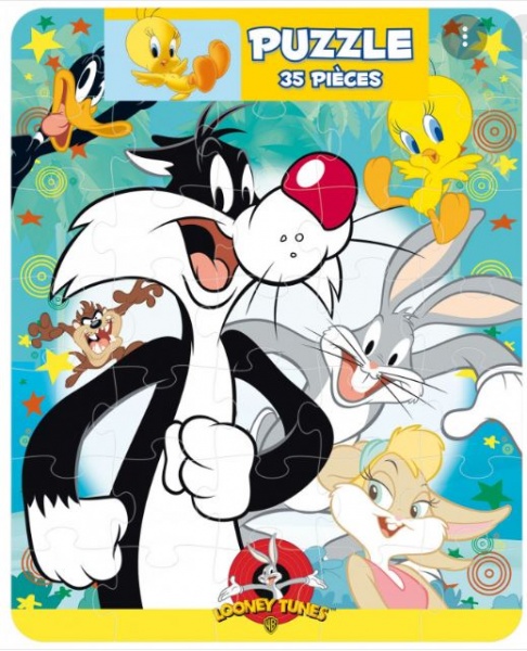 Puzzle 35 pièces Titi et Gros Minet Looney Tunes