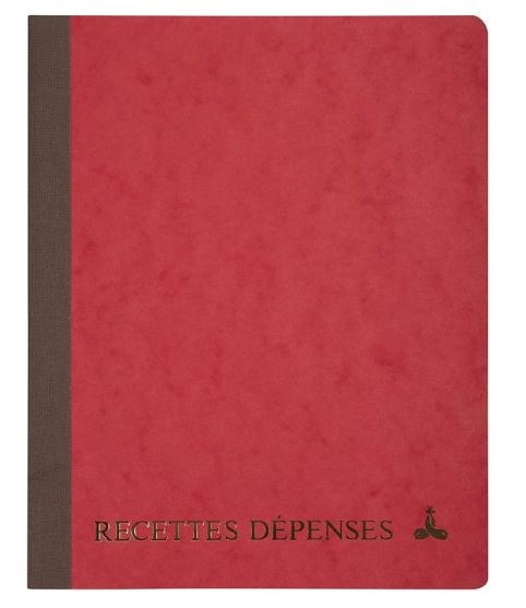 CAHIER recettes-dépenses A5 "le dauphin"