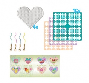 Kit 4 porte-Clés Coeur : snacks