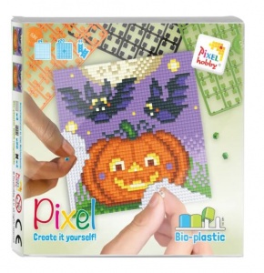 Kit pixel Citrouille 4 mini-plaques