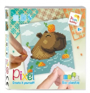 Kit pixel Capybara  4 mini-plaques