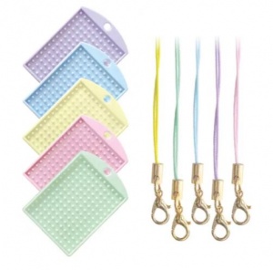 kit 5 médaillons de couleur pastel