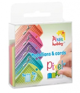 kit 5 médaillons de couleur vive