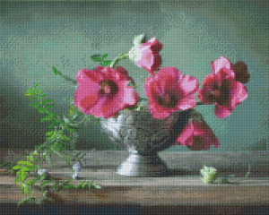 Nature Morte : bouquet d'Anémones