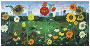 Coucher de soleil sur Dog's Dream de L. C. Armstrong puzzle 1000 pcs