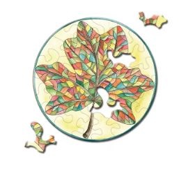 Feuille multicolore puzzle picoli