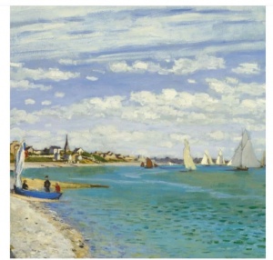 Régate à Sainte-Adresse par Claude Monet