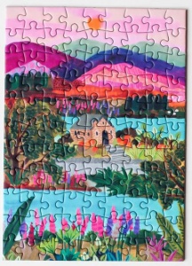Mini puzzle du lac Tekapo, 99 pièces