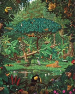 Secrets de la forêt tropicale de Charles Lynn Bragg puzzle 1000 pièces