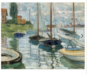 Voiliers sur la Seine à Petit-Gennevilliers de Claude Monet  puzzle 1000 pièces