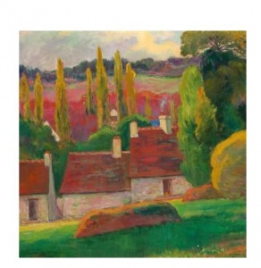 Ferme en Bretagne de Paul Gauguin