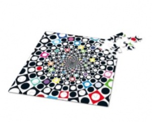 Motif graphique couleur : centre