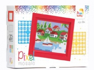 Kit pixel cadeau village mer