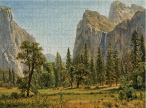 le voile de la mariée à Yosemite A.Bierstadt puzzle 1000 pcs