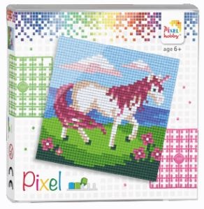 Kit pixel licorne 4 mini-plaques