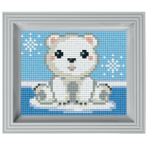 Kit pixel cadeau ourson polaire