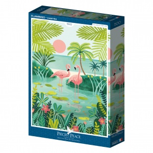 Flamingo - Pieces & Peace - 500 pièces