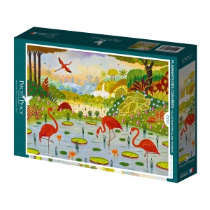 Flamants des Caraïbes - Alain Thomas - Pieces & Peace - 1000 pièces