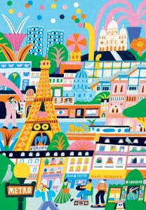 Paris est magique-dans les dents- Pieces & Peace  1000 pièces
