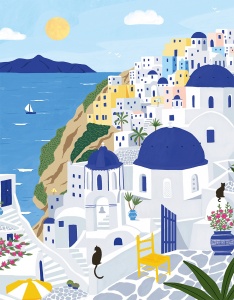 Santorini - Pieces & Peace - 500 pièces