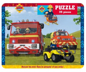 Puzzle 35 pièces Sam le Pompier