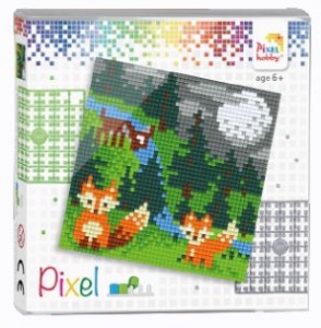 Kit pixel renards 4 mini-plaques